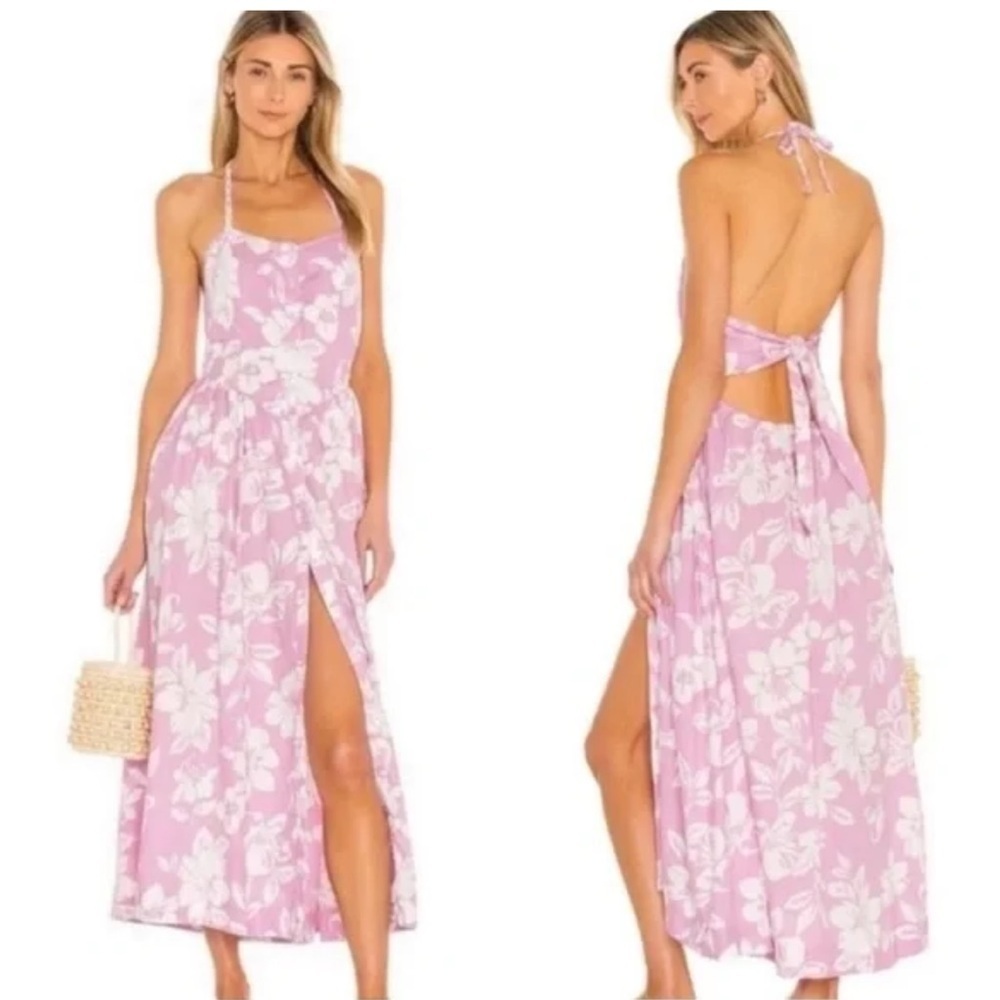 Free people NWT Floral midi dress size medium